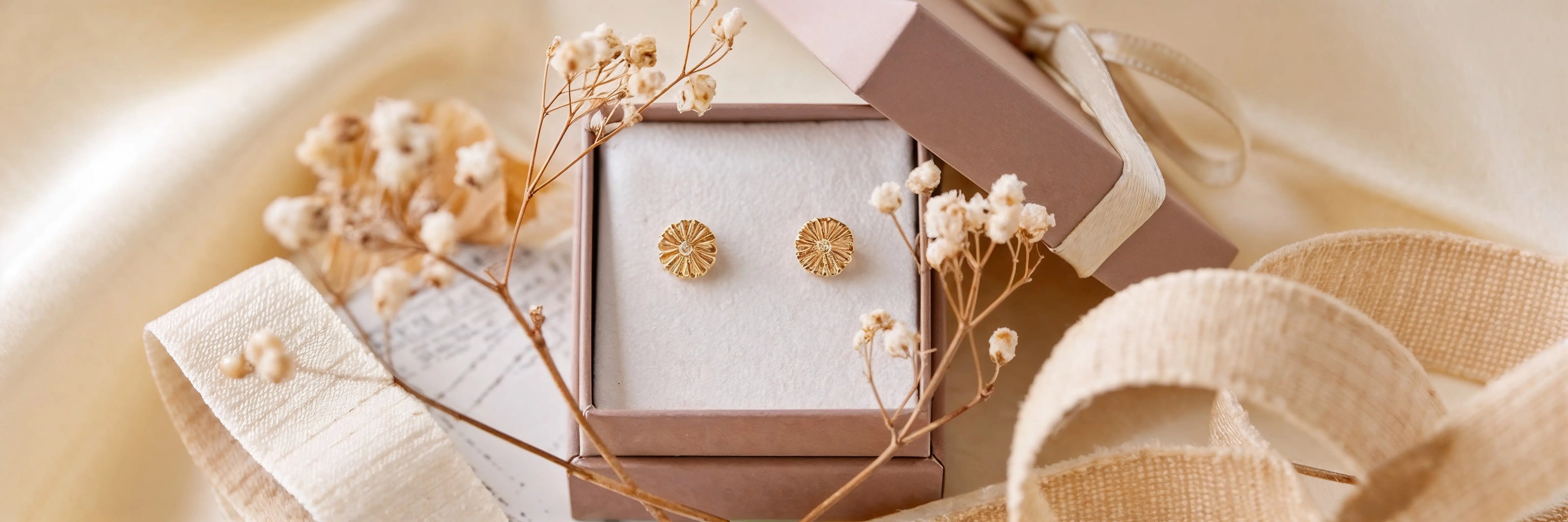 Mercy’s Jewelry Ohrstecker aus Edelstahl 18K vergoldet in Geschenkbox – elegantes Schmuckgeschenk bis 30 Euro