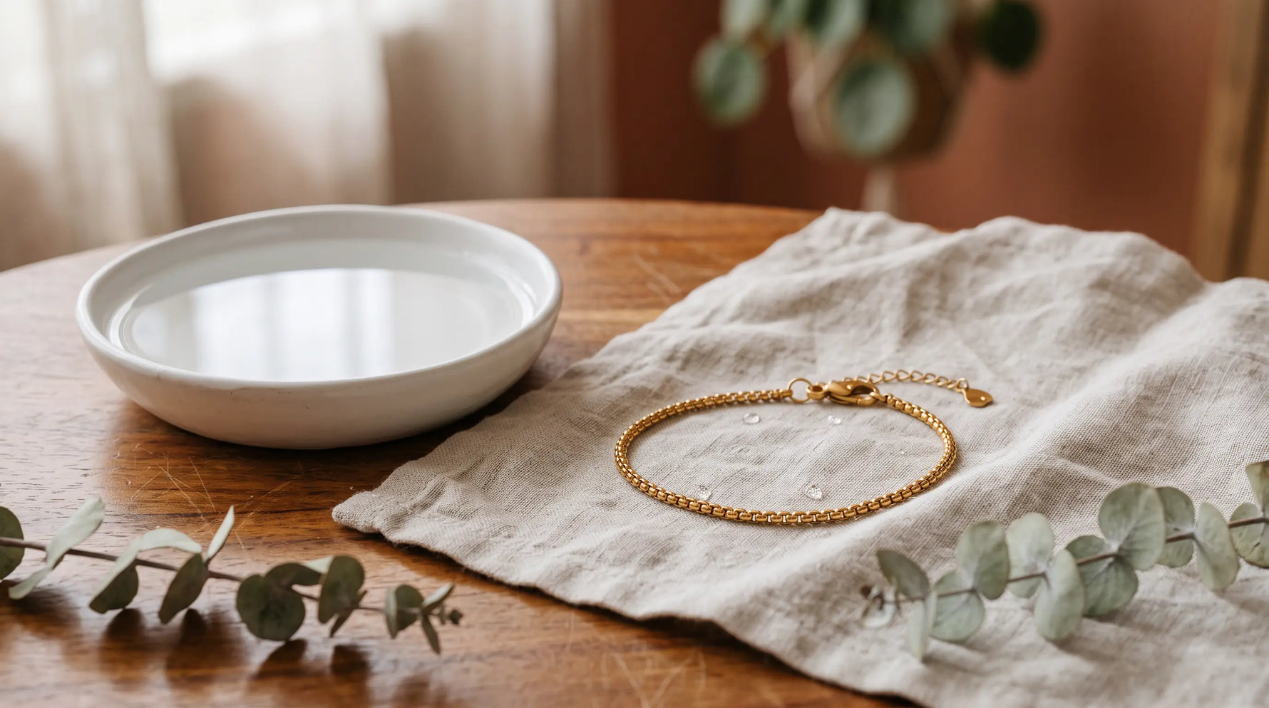 Vergoldeten Schmuck reinigen, ohne die Goldschicht zu zerstören