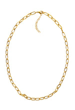 Marva Kette – Edelstahl 18K vergoldet, Statement-Gliederkette mit Verschluss, freigestelltes Produktfoto
