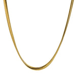 Soleya Kette – Edelstahl 18K vergoldet, breite Snake-Gliederkette, freigestelltes Produktbild