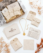 MERCY'S Ritual Unboxing mit Goldkette, Schmuckpouches, Poliertuch, Manifest-Karte und Premium-Versandbox